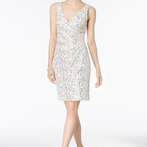 Vince Camuto Women’s Sequined Lace Dress